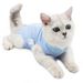 Post-Surgery Recovery Suit For Cats - Breathable Anti-Lick Spay Garment With Stretch Design_voghion.com