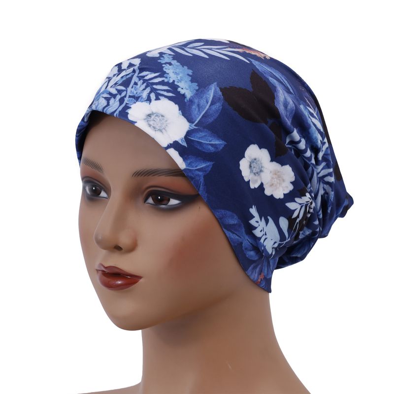 Foulard ethnique pour femme – Couvre-chef de chimiothérapie doublé de satin avec nœud de style indien_voghion.com