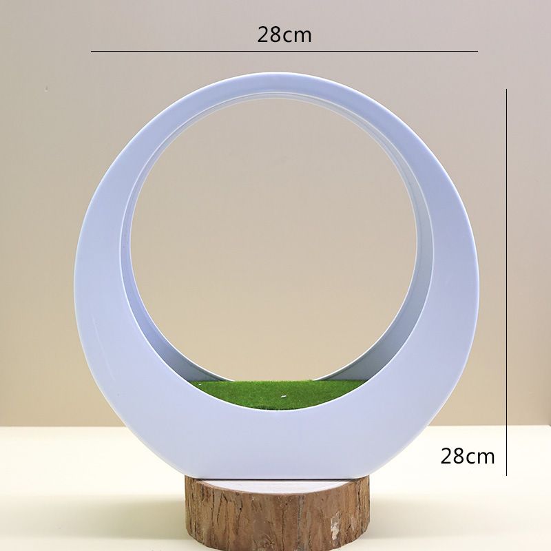 Piante bonsai artificiali in plastica verde per la decorazione del desktop_voghion.com