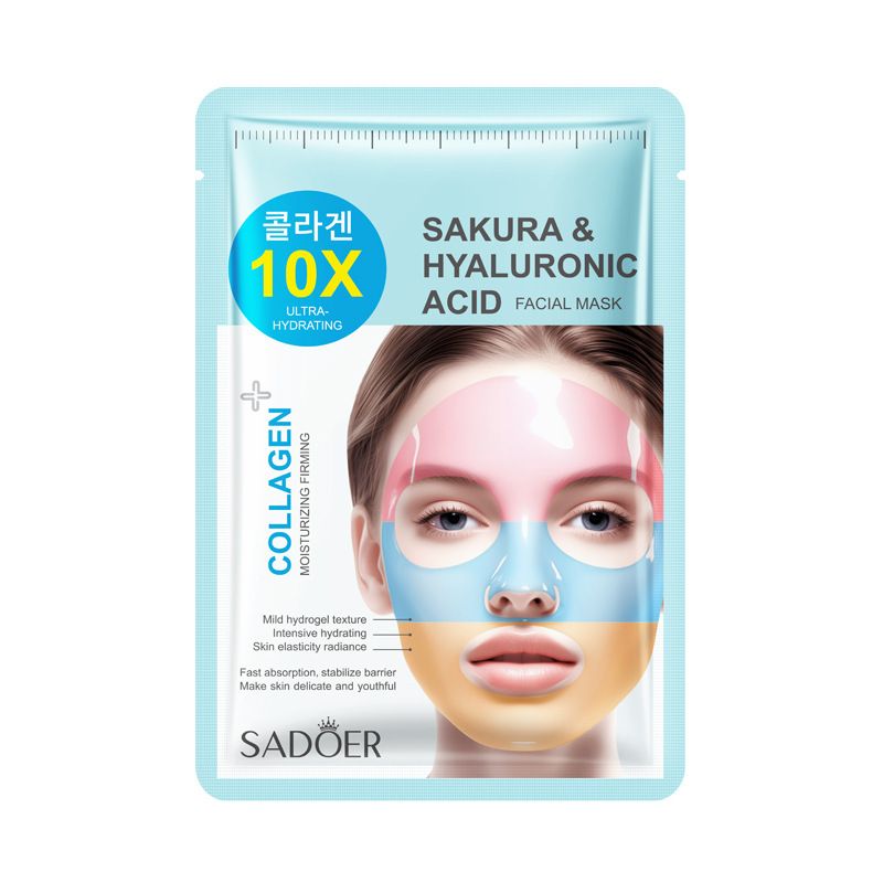 SADOER Collagen Three Color Rainbow Mask Series And Moisturizing Cream_voghion.com