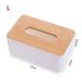 Contenitore per fazzoletti di plastica con coperchio in legno, porta tovaglioli quadrato, dispenser per fazzoletti bagnati, organizer moderno per casa e auto_voghion.com