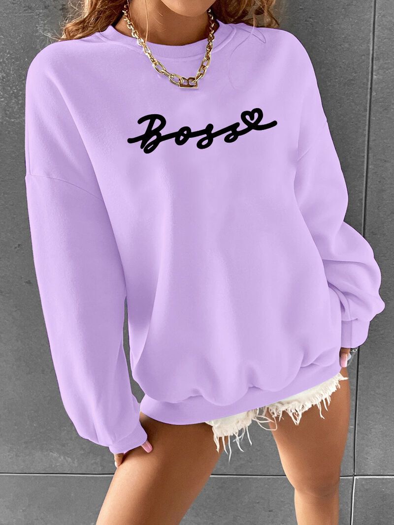 Herbst und Winter Neue Damenbekleidung Mädchen Sinn für Mode Spaß Rundhals Langarm Hoodie_voghion.com
