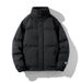 Chaqueta de invierno gruesa para hombre, abrigo de algodón con forro polar, estilo urbano, abrigo acolchado extragrande con cuello alto_voghion.com