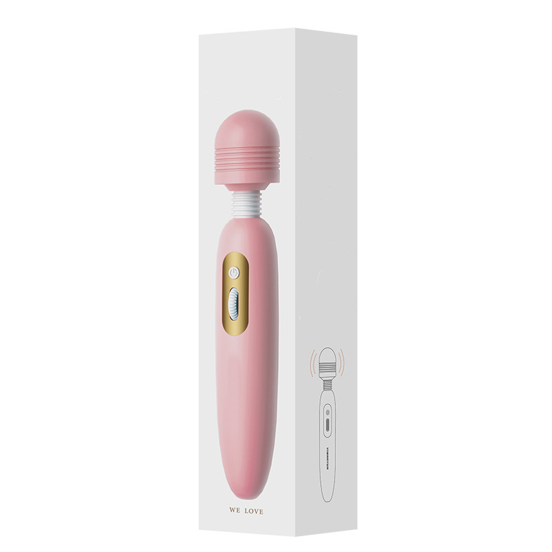 10-frequency Vibrating Roller Speed-adjustable AV Stick Female Masturbation Device For Clitoral Stimulation 6cc_voghion.com