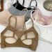 Reggiseno con spalline sottili Beauty Back K-style Integrated Student Pure Color_voghion.com