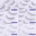Faux cils greffés pour novices, simulation naturelle, 3 paires, recourbement croisé, maquillage uni transparent, super doux, court_voghion.com