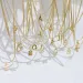 Catene iniziali con lettere in oro alfabeto intarsiato con diamanti gioielli di design donne collana con ciondolo personalizzato gioielli_voghion.com