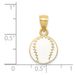 14k Enameled Baseball Pendant_voghion.com