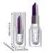 Zweifarbiger Farbverlauf 2-in-1 Lila Silber Glitzer Perle Meerjungfrau Langanhaltender Lippenstift Make-up_voghion.com