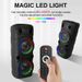 Sing-e ZQS8227S Duāls 8 collu jaudīgs Bluetooth skaļrunis RGB gaismas āra kvadrātveida deju KTV audio_voghion.com