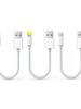Unbeatable Quality 10cm Micro USB Android Type-c For Iphone Fast Mobile Phone Data + Charging Cable Short Line 0.1_voghion.com