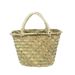 New Handheld Triangular Straw Woven Basket Style Casual Women's Beach Bag_voghion.com