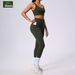 European American New Style Running Sports For Women, Body Shaping And Tummy Control Yoga Outfit, Two-Piece High_voghion.com