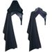 Death Cloak Halloween Party Devil Dress Up Costume Vampire Cloak Men's Medieval Retro Shawl_voghion.com