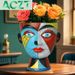 Enchanting Face Colorful Planter - Abstract Desktop Ornament For Home Planting & Creative Decor
ACZT_voghion.com