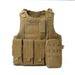 Tactical Military Vest – Quick Release, Multi-Functional, Stab & Bulletproof Protection (Black/Army Green/Khaki/Camo, One Size Fits All)_voghion.com