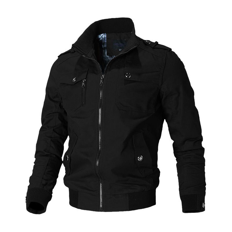 Lässige Slim-Fit-Cargojacke für Herren_voghion.com