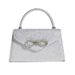 Damentaschen Abendtasche Damenkette Messenger Bag Silber Schultertasche Advanced Bow Handtasche_voghion.com