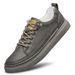 Men's Round Head Two-layer Cowhide Men's Board Shoes Ront Lace-up Low-heeled Casual Men's Shoes Direct Sales_voghion.com