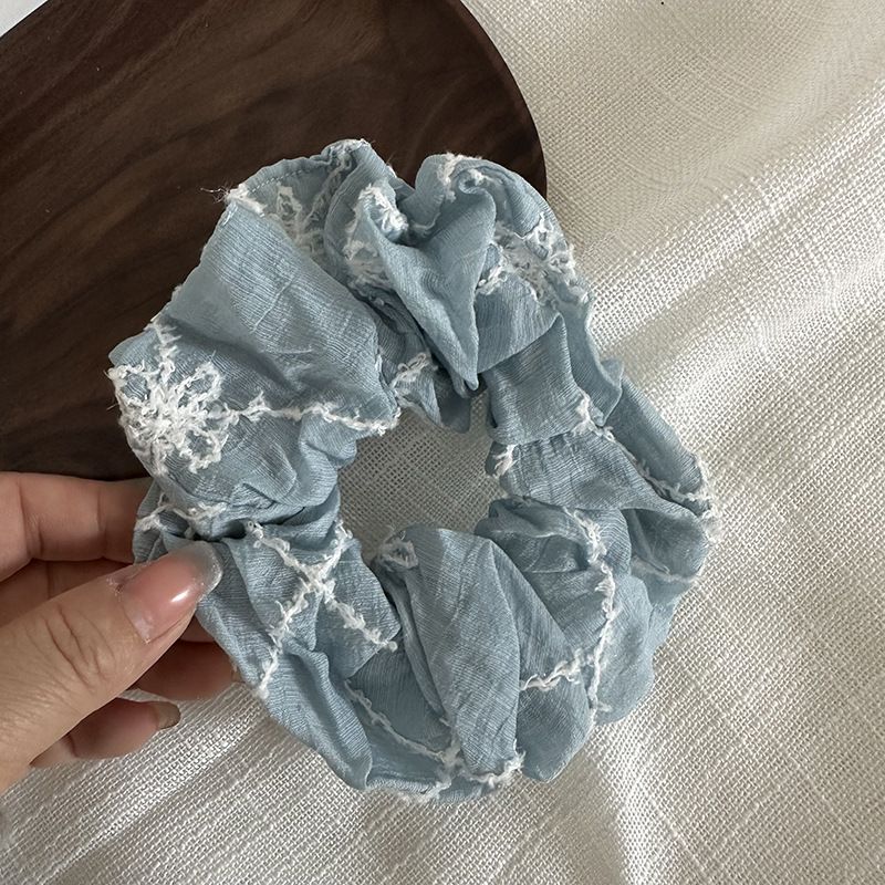 Gancio-seta palla testa intestino crasso capelli anello donna fascia alta sensazione capelli corda dolce primavera equiseto testa corda semplice temperamento copricapo_voghion.com