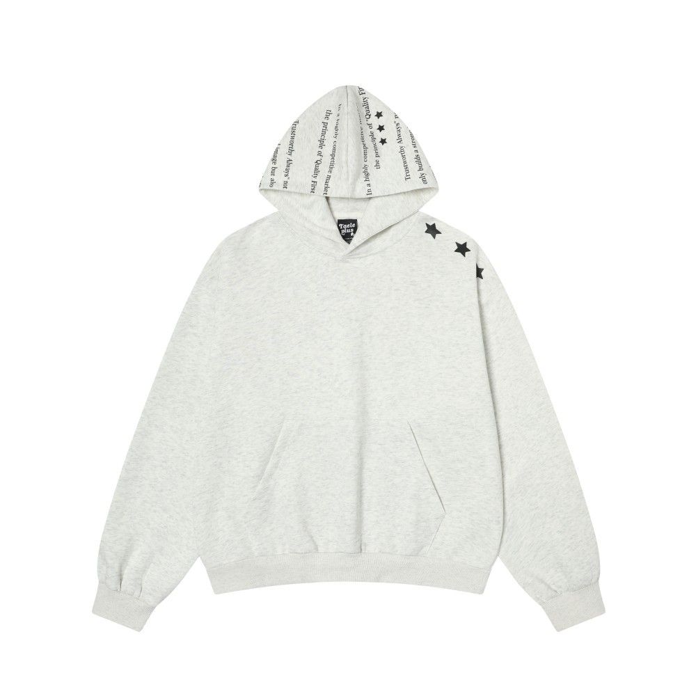 High Street Star English Print Kapuzenpullover für Herren im Herbst und Winter, lockerer Pullover, personalisiertes Design_voghion.com