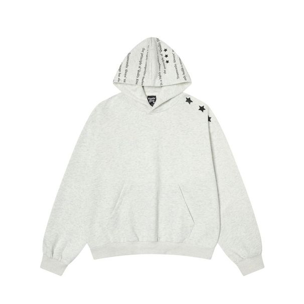 High Street Star English Print Kapuzenpullover für Herren im Herbst und Winter, lockerer Pullover, personalisiertes Design_voghion.com