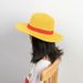Anime Luffy Straw Hat One Piece Cosplay Sun Protection Hat Parent-child Summer Sun Straw Beach Hat For Men Women_voghion.com