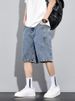 2025 2025 Heren Zomer Denim Cargo Shorts Grote Maten 8XL 7XL 6XL Elastische Taille Rechte Baggy Jeans Shorts_voghion.com