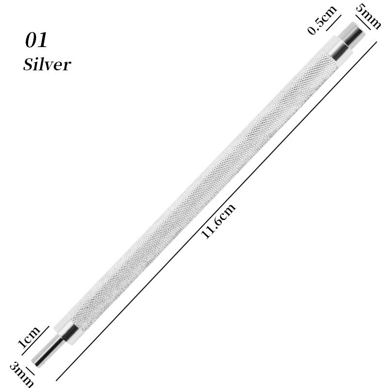 New Gold & Silver Rolling Pin Magnet - Mini Magic Wand | Ultra-Strong Cylindrical Magnet For Cat Eye Nail Gel | Powerful Magnetic Tool_voghion.com