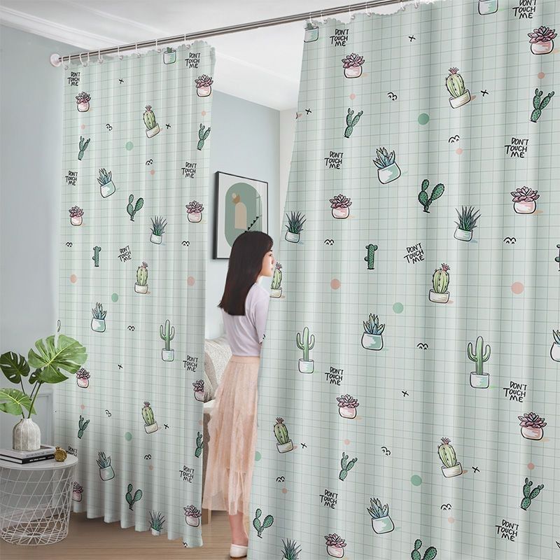 Polyester Room Divider Curtain – No-Drill Tension Rod Design For Bedroom & Living Room (Multiple Colors & Sizes, Includes Hooks & Rope)​_voghion.com