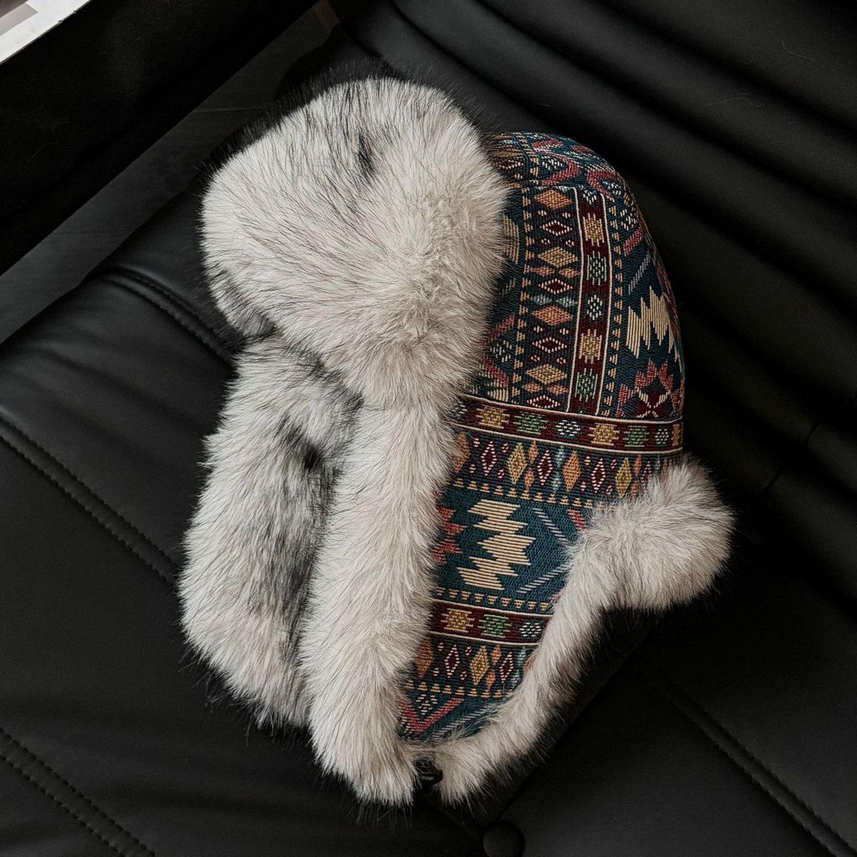 Gorro Lei Feng unisex, grueso y resistente al frío, con protección térmica para las orejas, ideal para viajes al aire libre en invierno._voghion.com