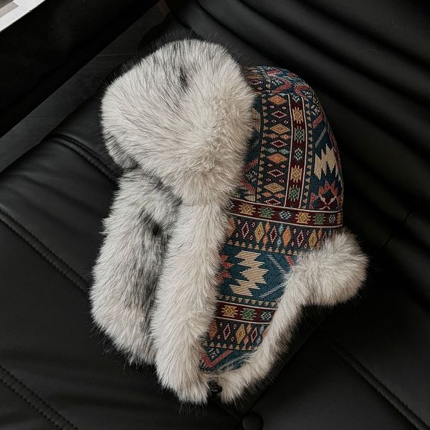 Gorro Lei Feng unisex, grueso y resistente al frío, con protección térmica para las orejas, ideal para viajes al aire libre en invierno._voghion.com