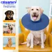 Dog Recovery Collar After Surgery Anti-Bite Lick Surgery Wound Adjustable Breathable Collar For Small Large Dogs Accessories_voghion.com