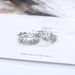 Per le donne coreano semplice lusso stile fila di strass piccoli gioielli senza piercing orecchini clip_voghion.com