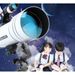 Novo telescópio astronômico 70400 333,35x de alta definição com visão noturna e pouca luz para fotografia, observação de estrelas e lua, presente_voghion.com