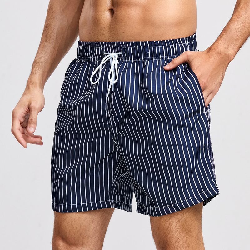 Men's Clothing Surfing Swimming Trunks Men's Loose Printed Casual Beach Pants Hot Spring Shorts Ins Style Swimming Trunks_voghion.com