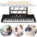 61 Keys Digital Music Electronic Keyboard Electric Musical Piano Instrument Kids Learning Keyboard w/ Stand Microphone_voghion.com