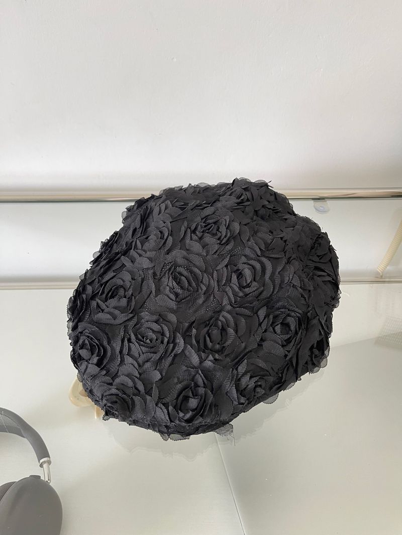 Hot Sale Rose Floral Cap Women's Mesh Thin Octagonal Ladie Caps Retro Gatsby Hats Hip Hop Berets Cabbie Beret For Male Gorras_voghion.com