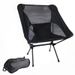 Cross-border outdoor moon chair, camping folding chair, portable lazy back chair, light aluminum alloy folding chair_voghion.com
