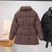 Damenbekleidung Wintermäntel Baumwolljacke Länge Design Baumwolljacke Baumwollmantel_voghion.com