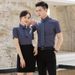 Unbeatable Quality Bamboo Fiber Men's Gray Professional With Elastic Base And Short Sleeved White Shirt For Business Casual Formal Wear_voghion.com