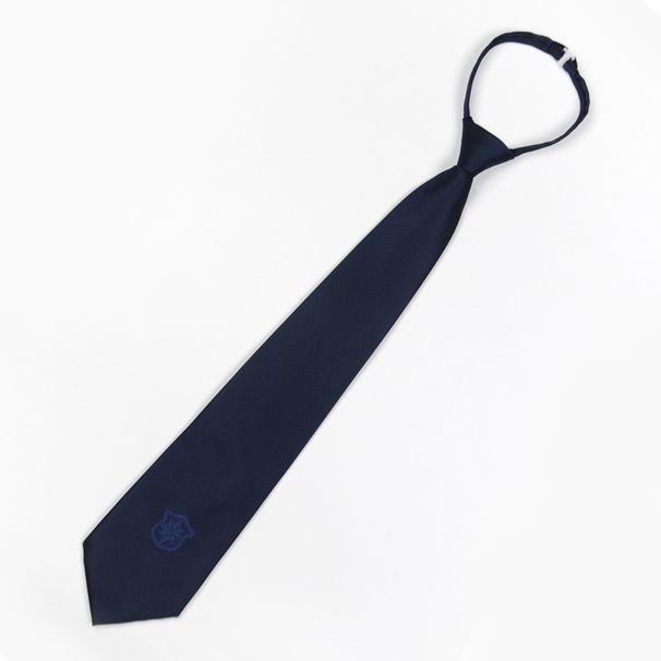 Cerniera antiscivolo staccabile per uomo e donna, uniforme da guardia giurata, cravatta blu navy di nuova concezione_voghion.com