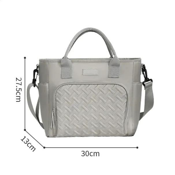 Bolsa térmica macia YANZAI, dobrável e isolada, para almoço, usada para trabalho, acampamento, praia, viagem, portátil, lateral, à prova d'água, 250318l_voghion.com