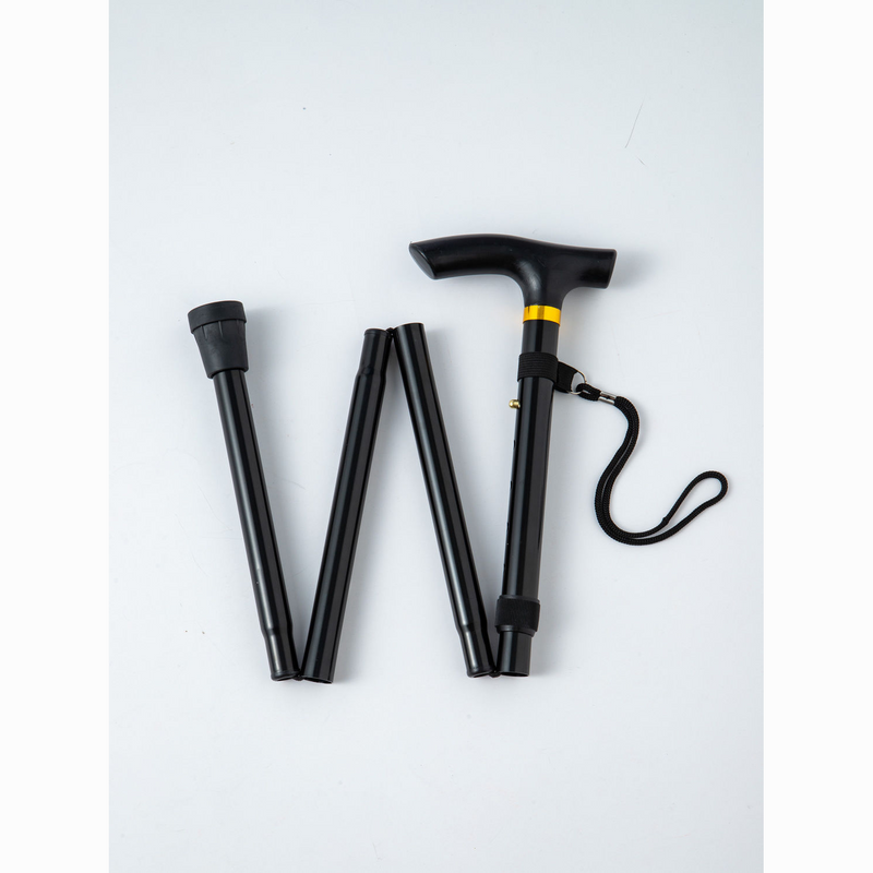 Outdoor Hiking Telescopic Foldable Walking Non-slip Mountaineering Stick_voghion.com