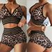 Maillot de bain deux pièces sexy taille haute à imprimé léopard pour femme_voghion.com
