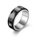Heißer verkauf titanium rotierenden männer schmetterling anti angst und stress reduzierung ring, edelstahl schmuck ring_voghion.com