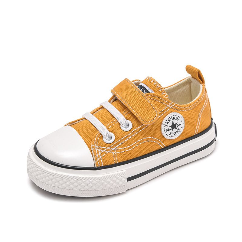Girls baby toddler shoes children's white shoes spring and autumn 2024 new kindergarten indoor shoes boys canvas shoes_voghion.com