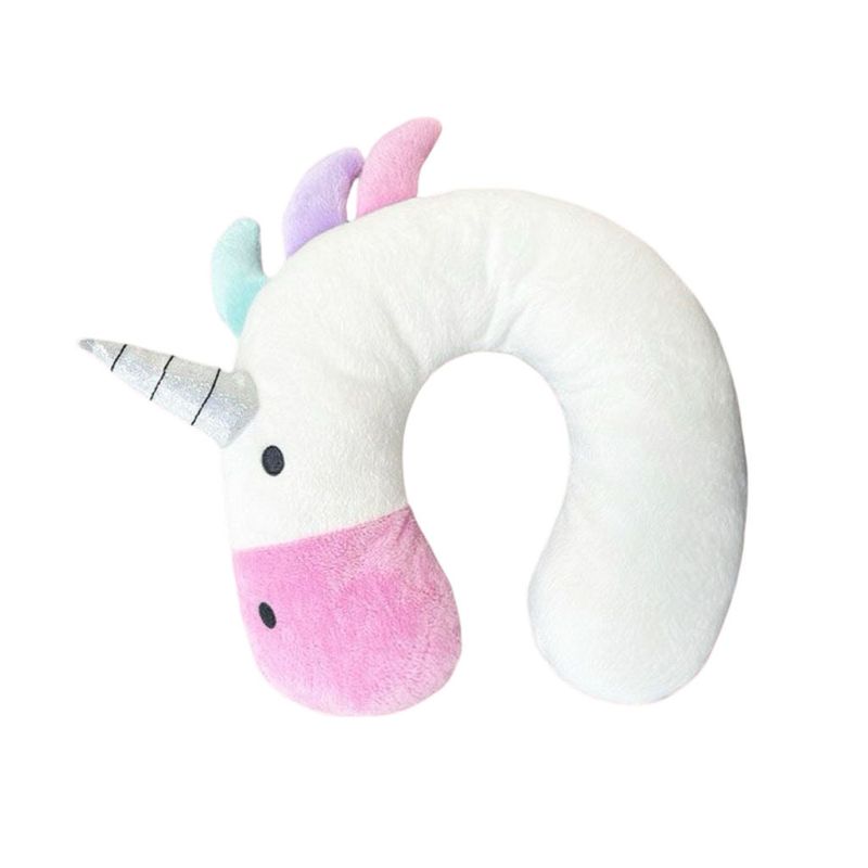 Cuscino da viaggio per bambini a forma di U per dormire in aereo, in auto o in aereo_voghion.com