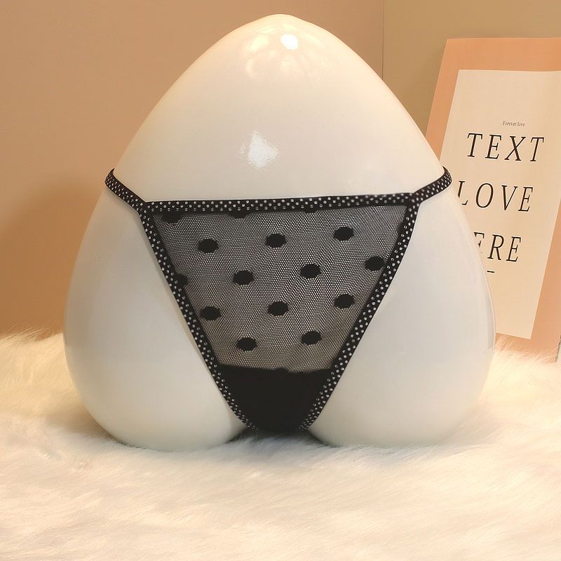 Commercio estero giapponese e coreano trasparente pizzo infradito per le donne senza soluzione di continuità tinta unita pois prospettiva caldo umore alto elastico pantaloncini_voghion.com