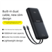 Baseus Power Bank con cavo integrato 10000mAh 22,5W Ricarica rapida Carica estrema Display digitale Mini compatto Nuovo_voghion.com